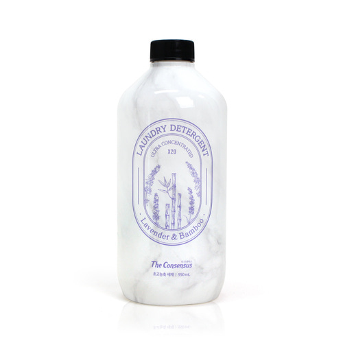 Nước giặt đậm đặc Consensus Ultra Concentrated 950ml hương hoa oải hương và tre (Đậm đặc)