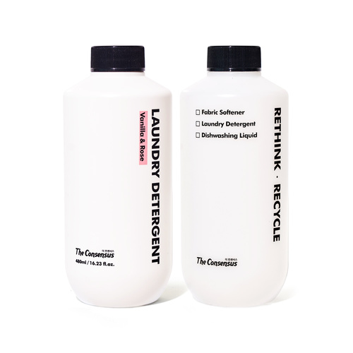 (SET) Nước giặt đậm đặc The Consensus 480ml hương vani và hoa hồng
